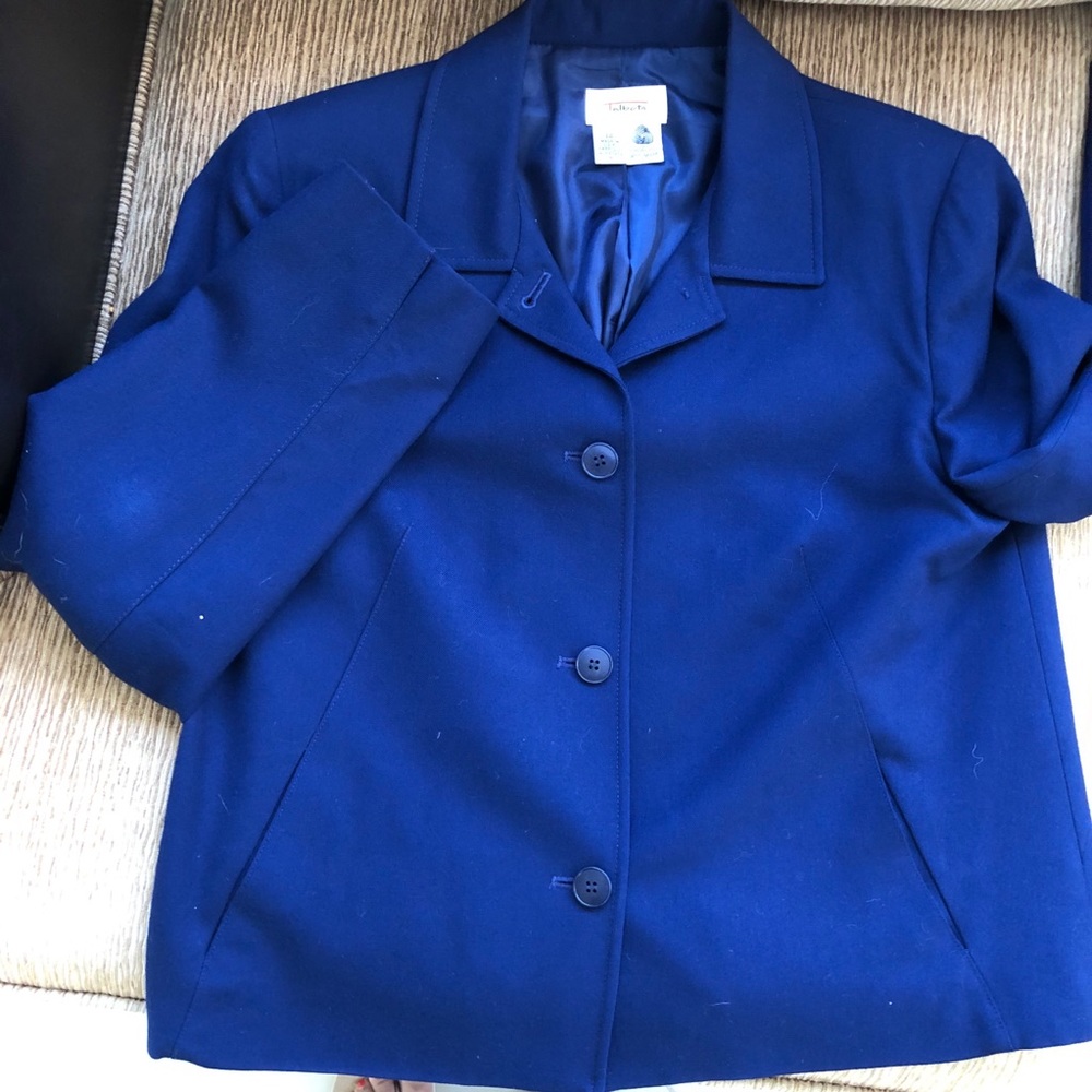 Talbots Pure Wool Blazer Jacket Single Breasted 12 - image 6